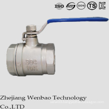 2PC Reduced Bore Stainless Steel Manul Casting Ball Valve